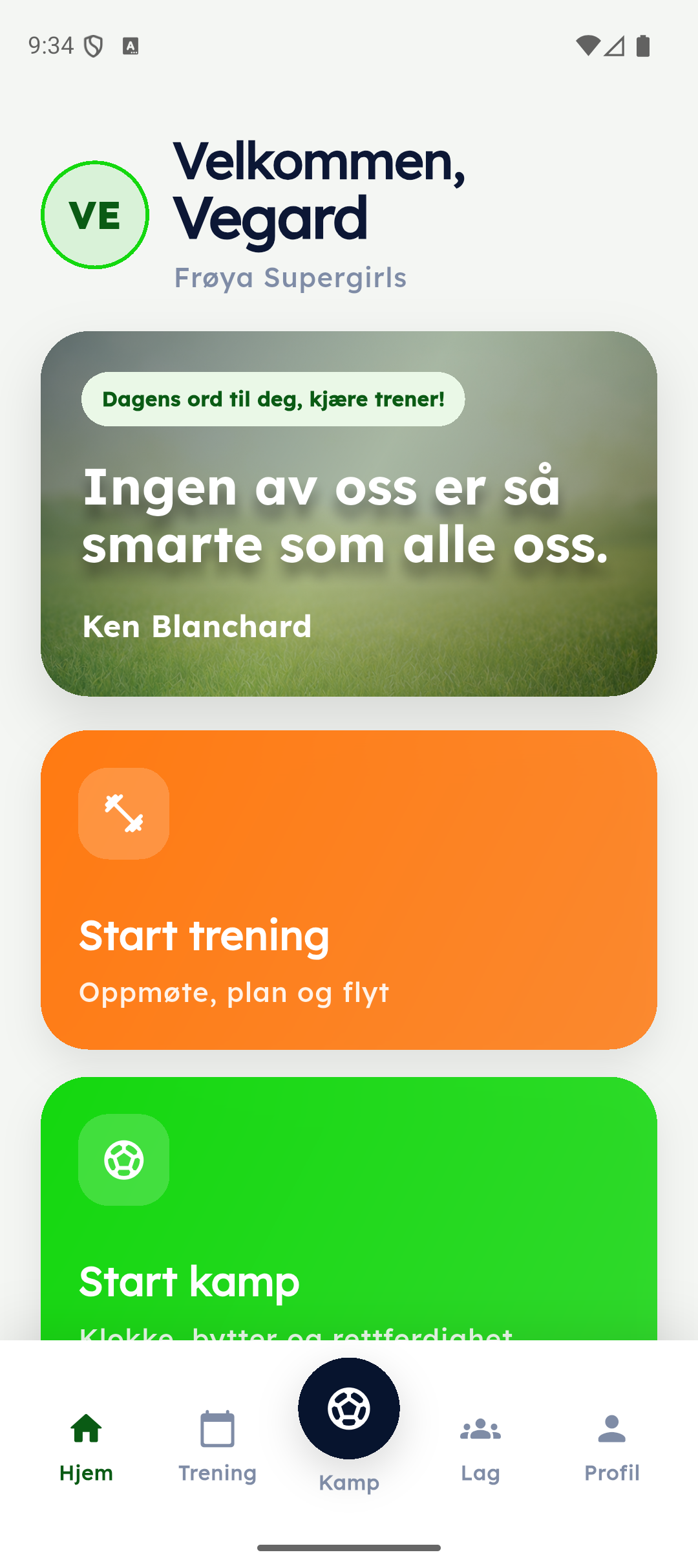 FairCoach hjem